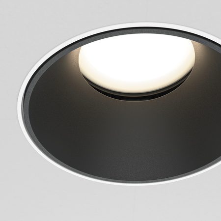 Downlight White and black Share Maytoni DL051-U-2WB