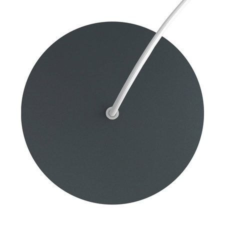 Duża podsufitka rozeta sufitowa okrągła Rose-One, średnica 200 mm, 1 otwór centralny i 4 otwory boczne Creative cables BKROR201F-KROVNR201F111