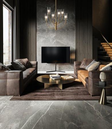 Lampa wisząca BRASS Arco Maytoni MOD223PL-06BS