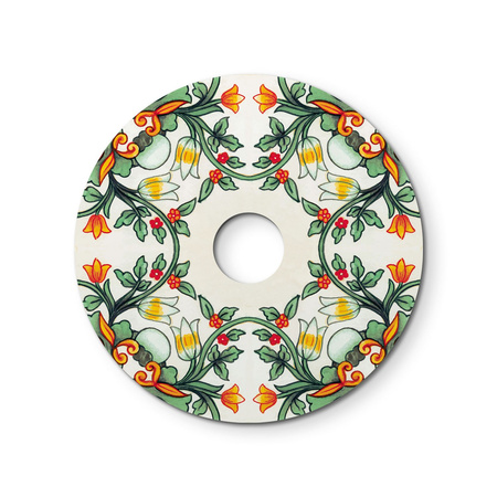 Łańcuch świetlny z systemu Lumet "Maioliche" 7,5 m z kablem w oplocie, 5 oprawkami i kloszami, haczykiem i czarną wtyczką Creative cables BCATE27N075DD24-CATE27N075CM09DD24MA03-L