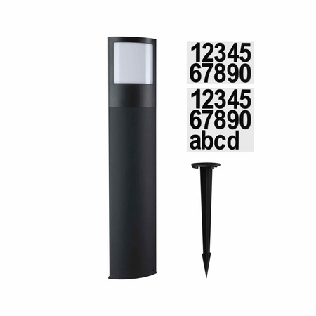 Oprawa ogrodowa PADEA LED 8.5W 700lm 3000K PIR IP44 230V antracyt / tworzywo sztuczne