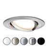 Oprawa do wbudowania NOVA COIN LED DIM wychylna 6W 470lm 84mm 2700K IP23 230V szczotkowane żelazo PAULMANN PL93482
