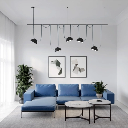 PAULMANN ULINE BELTY Drążek do systemu 2m  ULAC423 czarna 