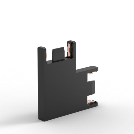 Łącznik kątowy L do szyny magnetycznej Biały ULAC398