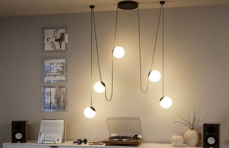 Taśma przewodząca systemu Uline 5m 48V zielony tkanina / miedź PAULMANN PL94638