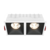 Downlight White and black Alfa LED Maytoni DL043-02-15W3K-SQ-WB