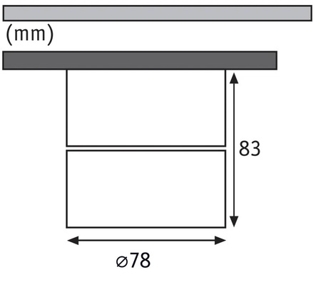 Oprawa sufitowa SPIRCLE LED 8W 550lm 36st. 3000K 230V biały mat/ aluminium