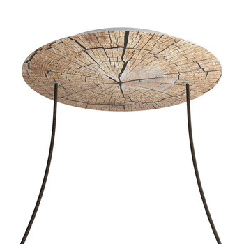 Duża okrągła podsufitka maskownica sufitowa XXL Rose-One, średnica 400 mm, 2 otwory i 4 otwory boczne - PROMOCJA Creative cables BKROR402F-PROMO-KROR402F304