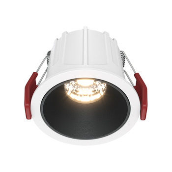 Downlight White and black Alfa LED Maytoni DL043-01-10W3K-RD-WB