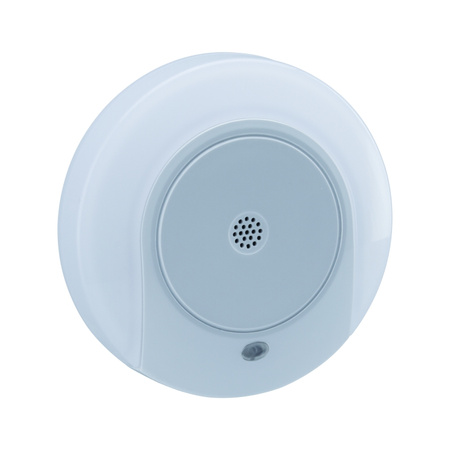 Lampka wtykowa nocna HORBY z czujnikim dzwięku + zmierzchu 45lm 3000K biały