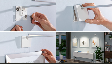 Oprawa ścienna ADELIA LED zestaw 370lm 2700K 4.5W 24V aluminium szczotkowane PAULMANN PL95576