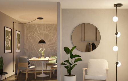 Zestaw instalacyjny z transformatorem systemu ULine max.60W 230V/48V czarny / aluminum PAULMANN PL94628