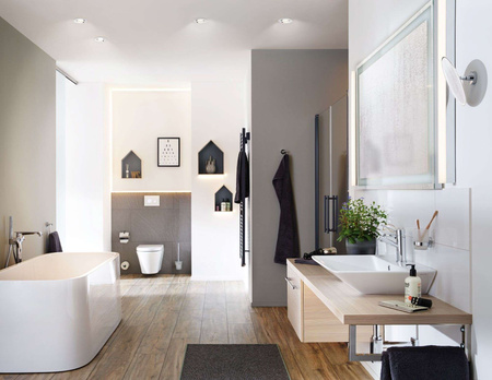 Oprawa do wbudowania NOVA PLUS LED DIM wychylna GU10 7W 460lm 93mm 2700K IP65 230V biały mat PAULMANN PL92897