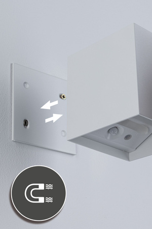 Mobile Wandl Nyara Sensor IP44 Ws Alu PAULMANN PL71283