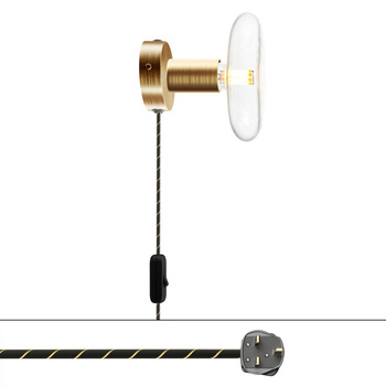 Metalowa lampa Spostaluce Creative cables B-APM1FC2LMDR-12-APM1FC2LOTSINNERM42-L