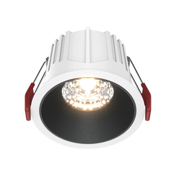 Downlight White and black Alfa LED Maytoni DL043-01-15W3K-RD-WB