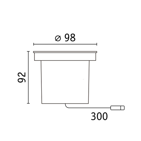 Oprawa dogruntowa Plug & Shine FLOOR 4.5W 2200K IP67 24V szary/ aluminium