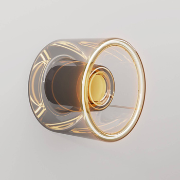 Kinkiet z mini szklistą żarówką Ghost Creative cables BIP44-E27-1-L5-IP44-E27-1-N-L5