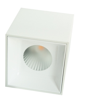 C0177 deckenleuchte eckig weiss  tech