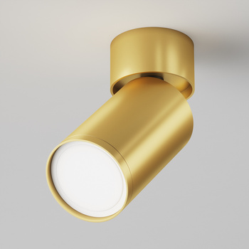 Lampa sufitowa Matte gold FOCUS S Maytoni C050CL-U-1MG