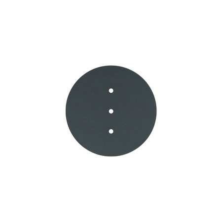 Duża okrągła podsufitka rozeta sufitowa Rose-One, średnica 200 mm, 2 otwory i 4 otwory boczne Creative cables BKROR203LF-KROR203LF111