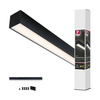 Oprawa liniowa systemu LINION LED 8,5W 0,5m 3000K IP20 24V czarny RAL 9004 / aluminium PAULMANN PL98167