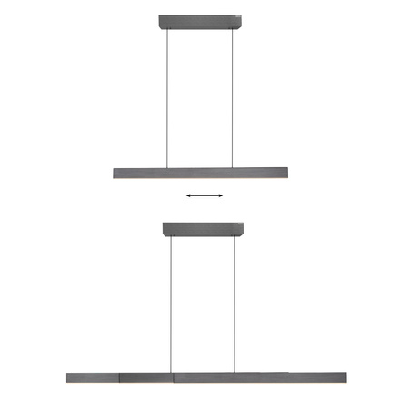 Lampa Wisząca Szary PURE-MOTO-RISE 003902-027051 Newgarden