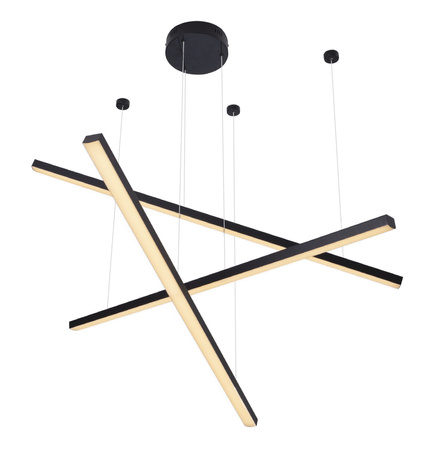 Maxlight Trio P0311 Lampa wisząca Czarna