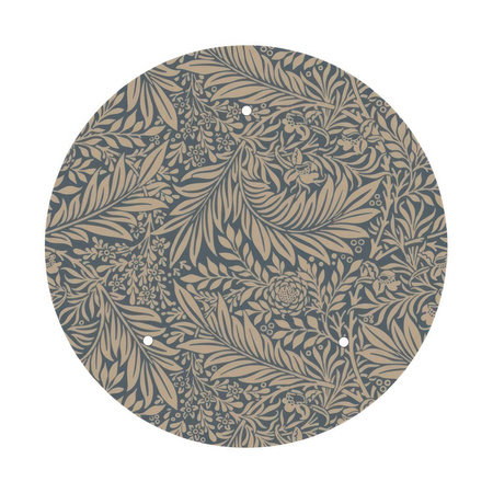 Duża okrągła podsufitka maskownica sufitowa XXL Rose-One, średnica 400 mm, 3 otwory i 4 otwory boczne - PROMOCJA Creative cables BKROR403TF-PROMO-KROR403TF302