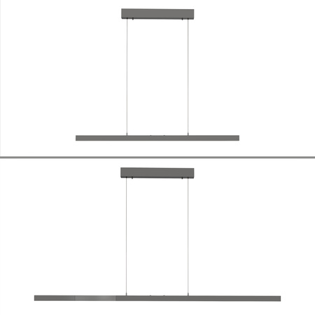 Lampa Wisząca Antracyt ADRIANA COMFORT LIFT 003902-032875 Newgarden