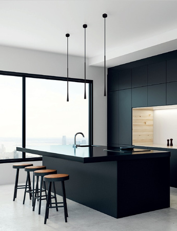 Maxlight Coffee P0372 Lampa Wisząca Mała Czarna