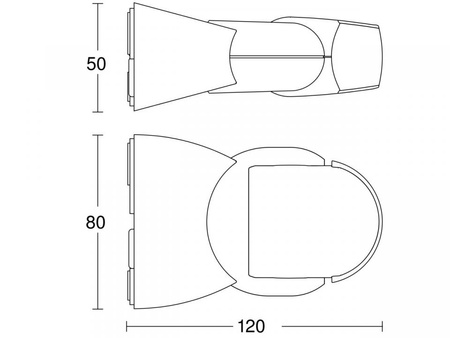 Czujnik ruchu i zmierzchowy IS 1 IP65 biały ULAC483