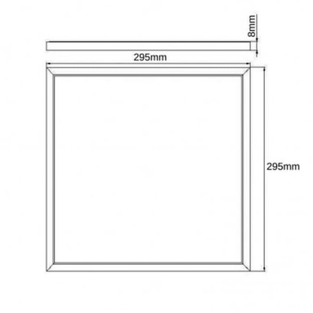 Panel LED - 297x297mm - Ciepła barwa - 18W ULPN41 Unilight