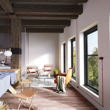 Porcelanowe włoskie gniazdko ścienne 10/16A Creative cables BPBOXITA-PBOXITABIA