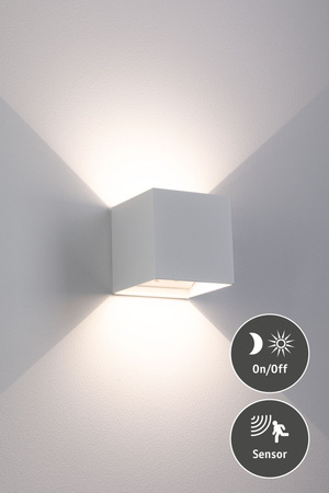 Mobile Wandl Nyara Sensor IP44 Ws Alu PAULMANN PL71283