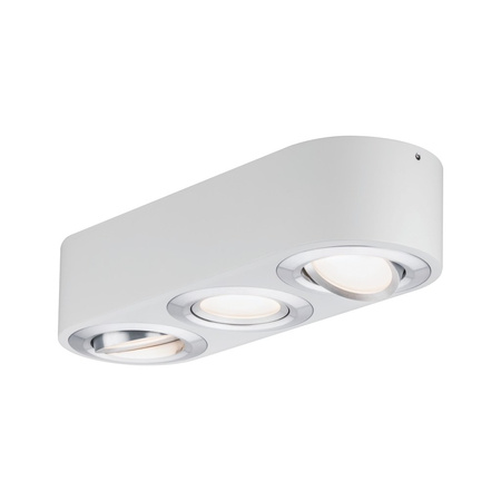 Oprawa sufitowa punktowa ARGUN LED DIM 3x4.2W 3x280lm 3000K 230V biały matowy / aluminium szczotkowane