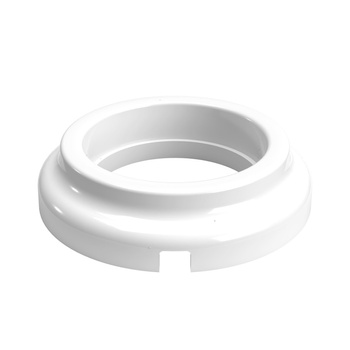 Porcelanowa podstawa na gniazdko elektryczne i włącznik/ściemniacz Creative cables BPBASE-PBASEINOUTBIA