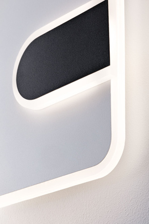 WD 2Form WL LED 16,1W 240x240mm Ws/Sz PAULMANN PL71168