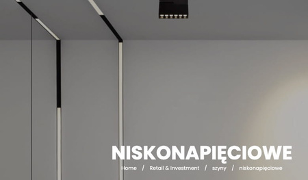 MULTILINE SZYNA PRO MAGNETYCZNA PODTYNKOWY 48V 1m Biala Unilight