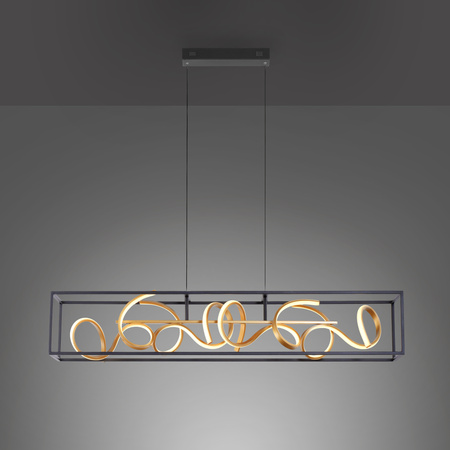 Lampa Wisząca Czarny/złoty SELINA 003902-032152 Newgarden