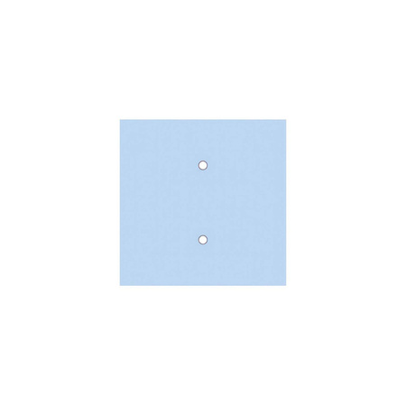 Duża kwadratowa podsufitka maskownica Rose-One, 200 mm, 2 otwory i 4 otwory boczne Creative cables BKROQ202F-KROQ202F114