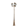 Lampa ogrodowa Black with gold Fleur Maytoni O414FL-03GB