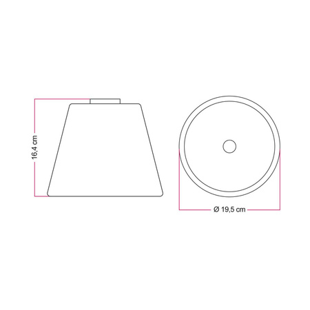 Plafoniera designerska z przezroczystą stożkową żarówką Ghost Creative cables BIP44-E27-1-L6-IP44-E27-1-N-L6