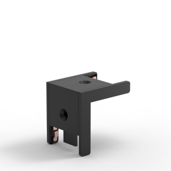 Łącznik narożny do szyny magnetycznej Biały ULAC400