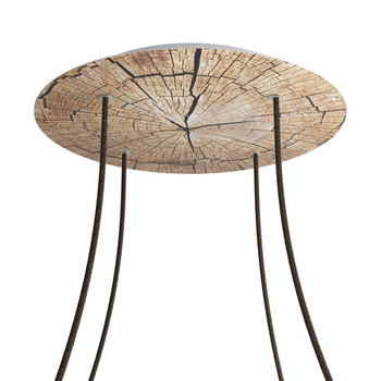 Duża okrągła podsufitka maskownica sufitowa XXL Rose-One, średnica 400 mm, 4 otwory i 4 otwory boczne - PROMOCJA Creative cables BKROR404F-PROMO-KROR404F304