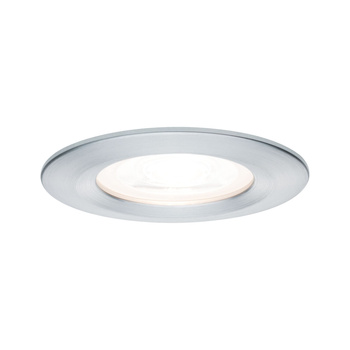 Oprawa do wbudowania NOVA LED DIM stała GU10 6.5W 460lm 78mm 2700K IP44 230V aluminium PAULMANN PL93479