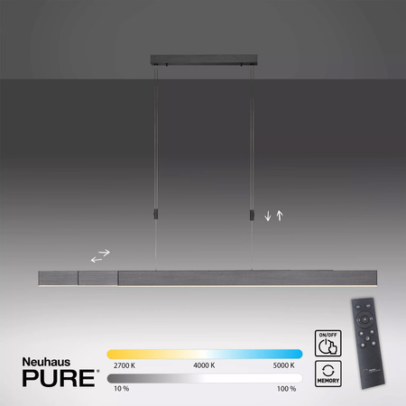 Lampa Wisząca Szary PURE-MOTO 003902-025680 Newgarden