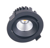 Maxlight Cyklop H0095 Oprawa Wpustowa Czarna IP65