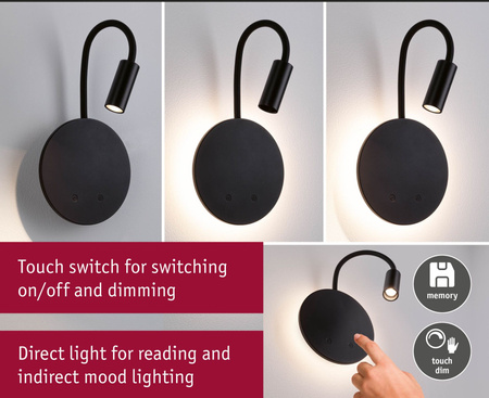 Mobile Wandl Miora dim Sz Kst/Met PAULMANN PL71288