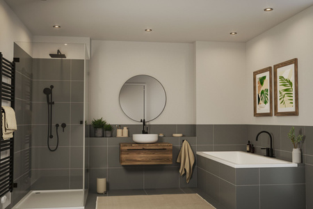 Oprawa wpuszczana SORMUS LED 6.5W 560lm / 180lm 3000K IP65 230V czarny / tworzywo sztuczne PAULMANN PL92251